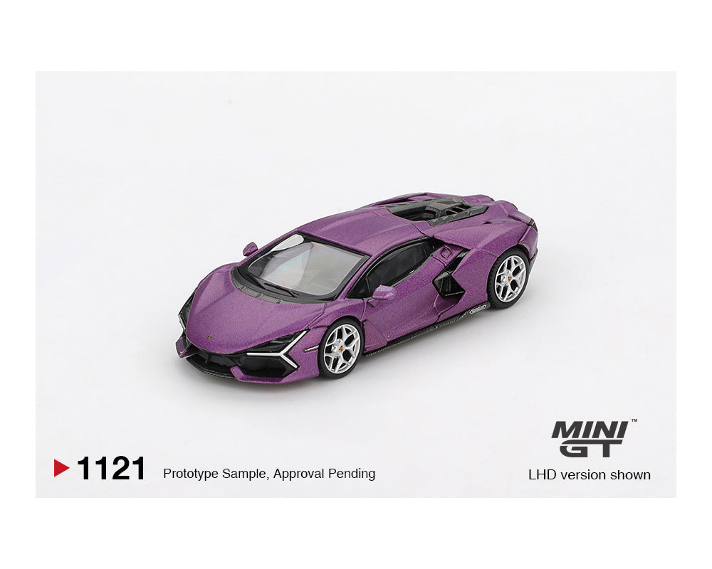 (PRE-ORDER) Mini GT 1:64 Lamborghini Revuelto Viola 30th – Matte Purple – Mijo Exclusives