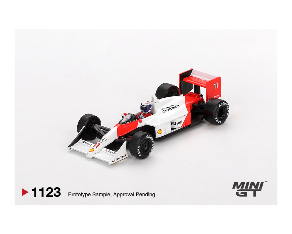(PRE-ORDER) Mini GT 1:64 McLaren MP4/4 #11 Alain Prost 1988 Japanese Grand Prix 2nd Place – Mijo Exclusives