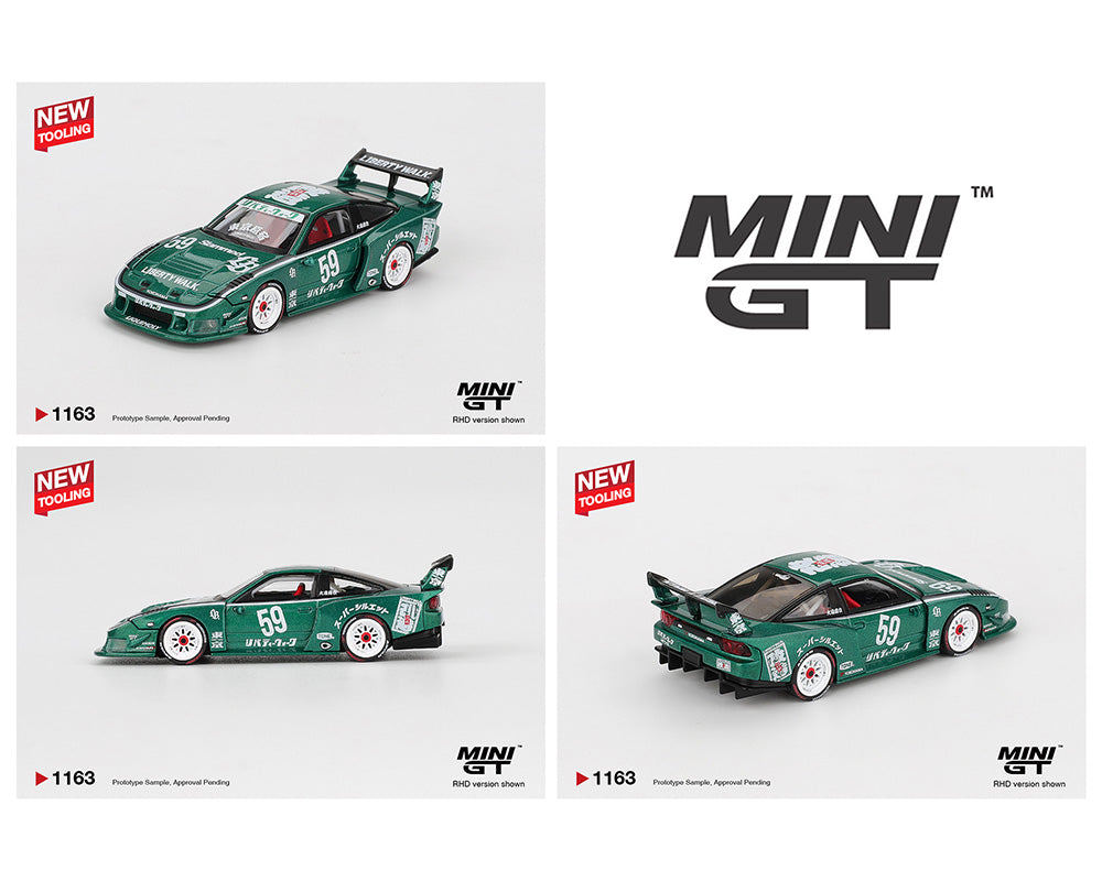 (PRE-ORDER) Mini GT 1:64 Nissan LB-Super Silhouette 180SX 2026 TAS – Green – NEW TOOLING!