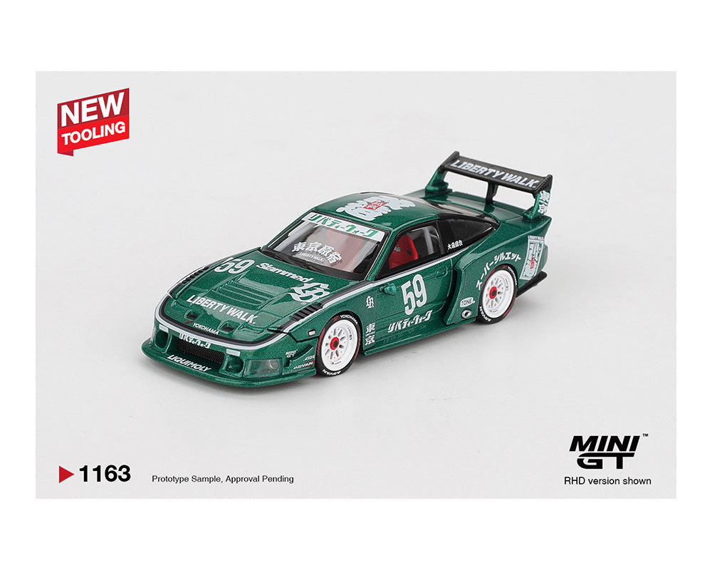 (PRE-ORDER) Mini GT 1:64 Nissan LB-Super Silhouette 180SX 2026 TAS – Green – NEW TOOLING!