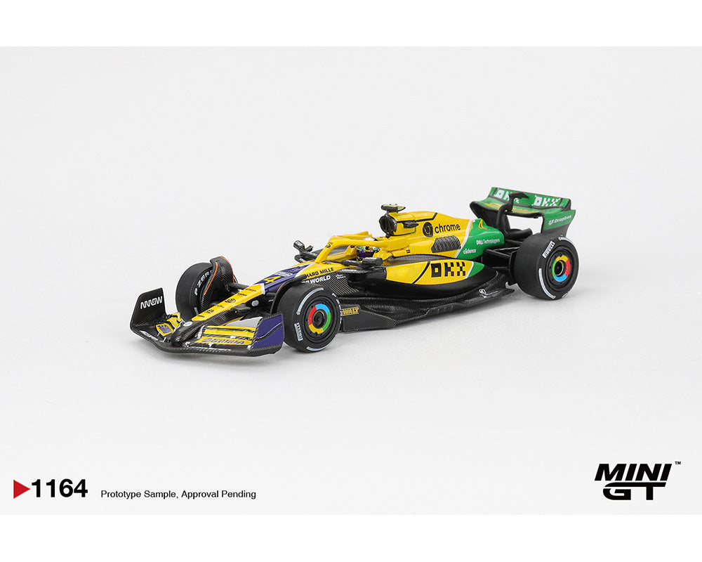 (PRE-ORDER) Mini GT 1:64 McLaren MCL38 #4 Lando Norris 2024 F1 2024 Monaco GP
