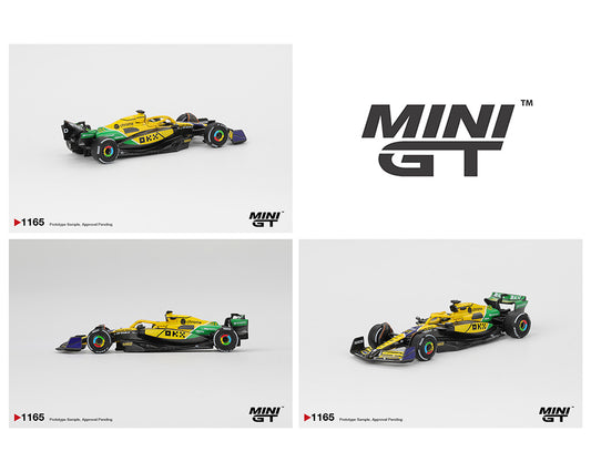 (PRE-ORDER) Mini GT 1:64 McLaren MCL38 #81 Oscar Piastri 2024 F1 2024 Monaco GP 2nd Place
