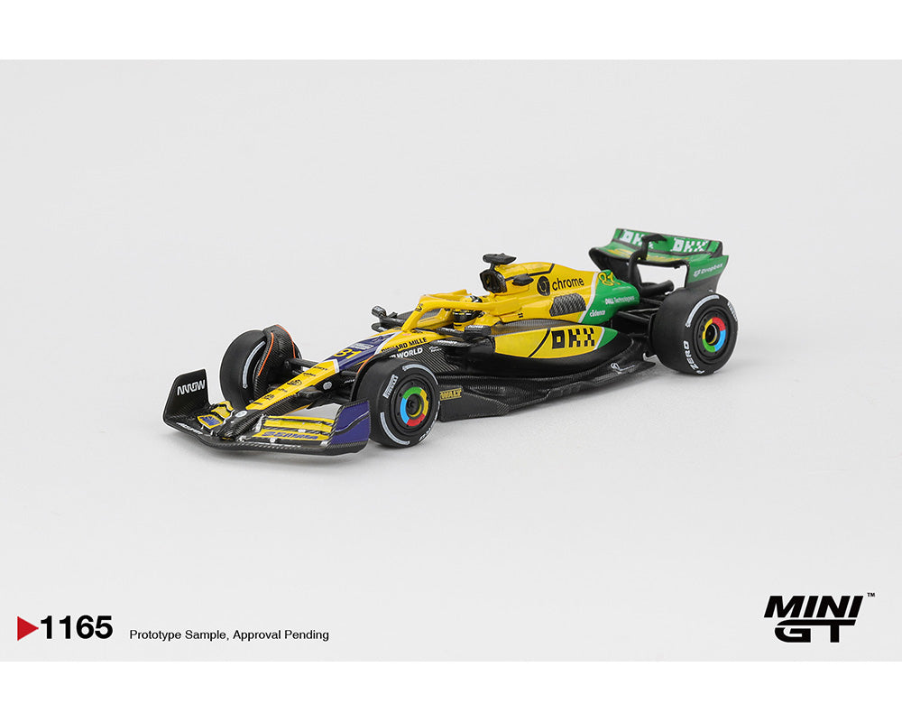 (PRE-ORDER) Mini GT 1:64 McLaren MCL38 #81 Oscar Piastri 2024 F1 2024 Monaco GP 2nd Place