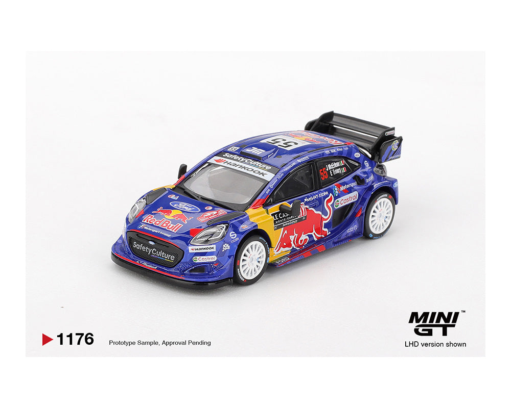 (PRE-ORDER) Mini GT 1:64 Ford Puma Rally1 #55 M-Sport Ford WRT 2025 Rally Monte-Carlo