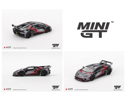 (PRE-ORDER) Mini GT 1:64 LB★WORKS Lamborghini Huracán GT RONIN – Grey