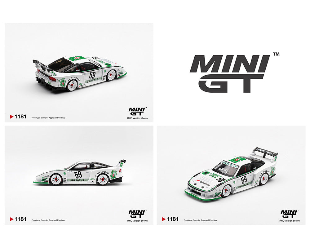 (PRE-ORDER) Mini GT 1:64 Nissan LB-Silhouette 180SX – White