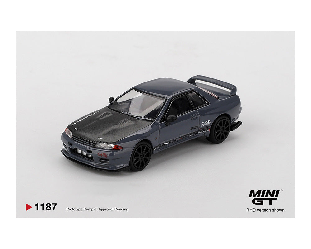 (PRE-ORDER) Mini GT 1:64 Nissan Skyline GT-R Top Secret VR32 – Stealth Grey