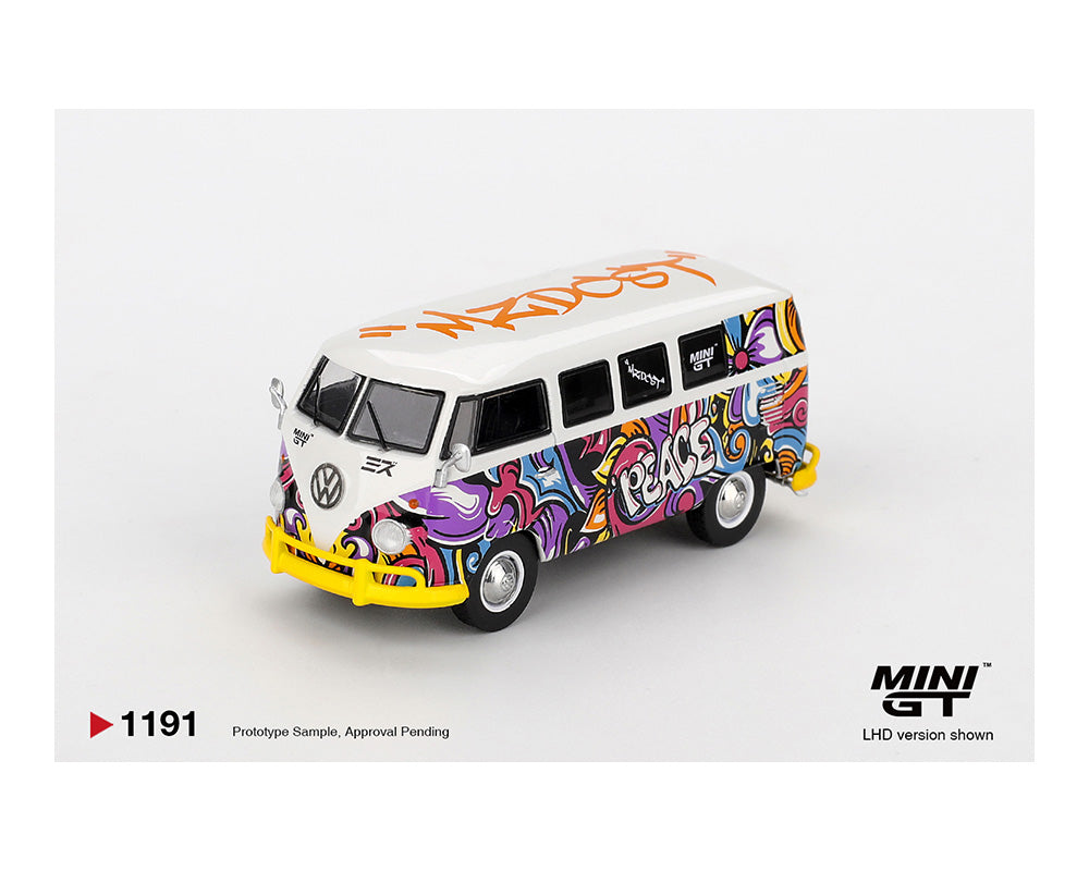 (PRE-ORDER) Mini GT 1:64 Volkswagen T1 Microbus Mizu Design – New Tooling!