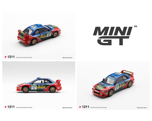 (PRE-ORDER) Mini GT 1:64 Subaru Impreza WRC98 #17 2000 Rally New Zealand