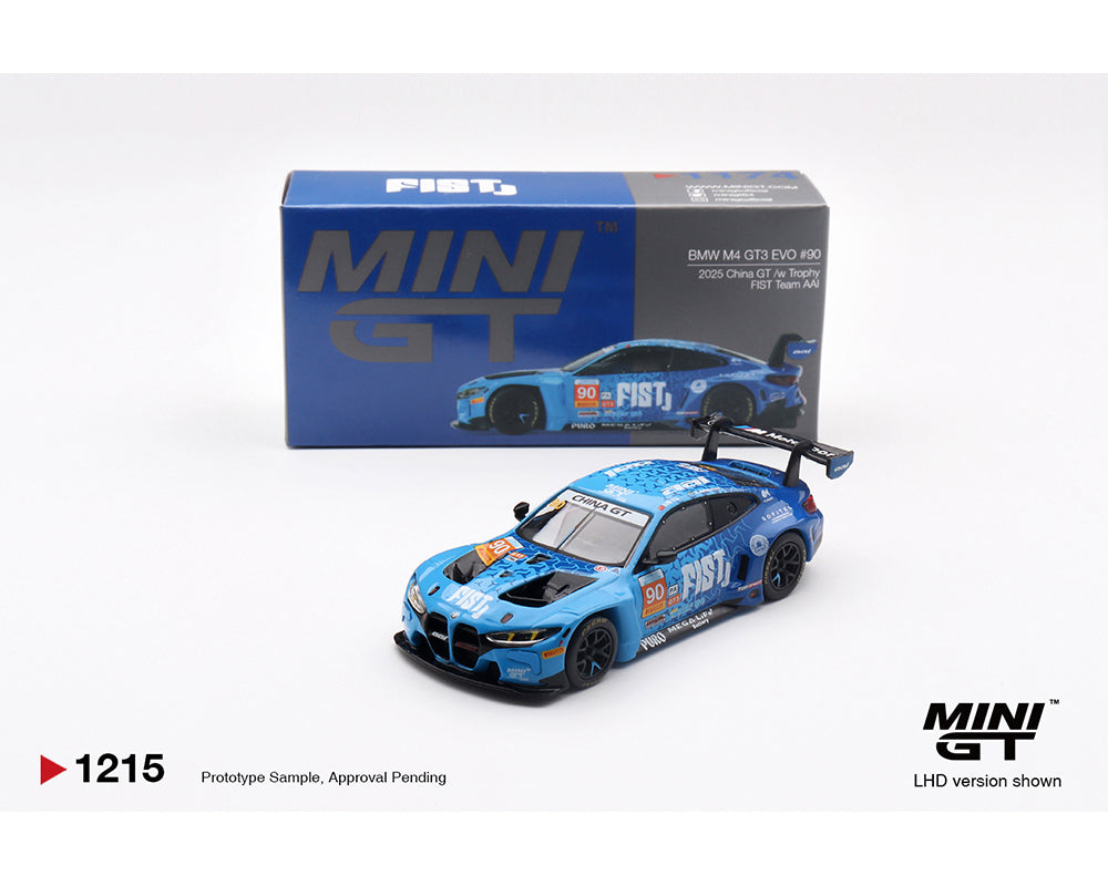 (PRE-ORDER) Mini GT 1:64 BMW M4 GT3 EVO #90 FIST Team AAI 2025 China GT LHD/ China Exclusives