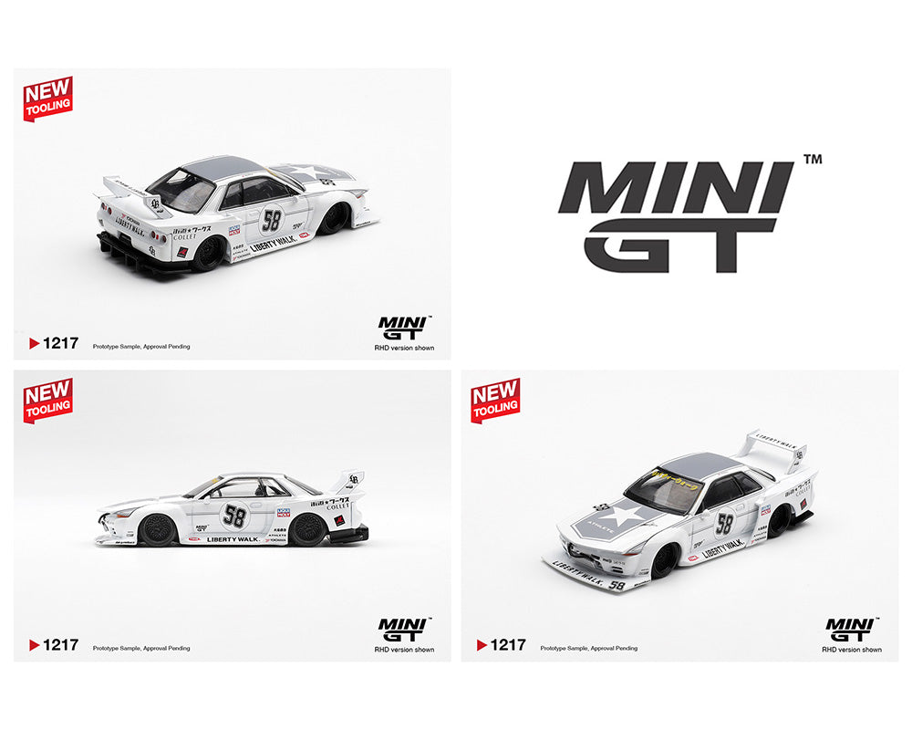 (PRE-ORDER) Mini GT 1:64 Nissan GT-R32 LB-Kaido Works TAS 2025
