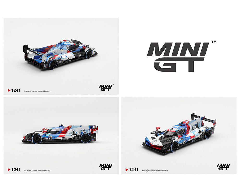 (PRE-ORDER) Mini GT 1:64 BMW M Hybrid V8 GTP #25 BMW M Team RLL 2024 IMSA Daytona 24 Hrs – Limited Edition MGT01241-BL