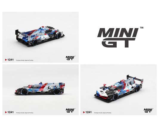 (PRE-ORDER) Mini GT 1:64 BMW M Hybrid V8 GTP #25 BMW M Team RLL 2024 IMSA Daytona 24 Hrs – Limited Edition MGT01241-BL