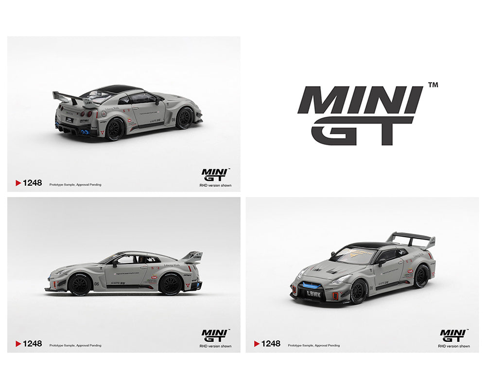 (PRE-ORDER) Mini GT 1:64 NISSAN LB-Silhouette WORKS GT 35GT-RR Ver.1 – Matt Grey – Limited Edition MGT01248-BL