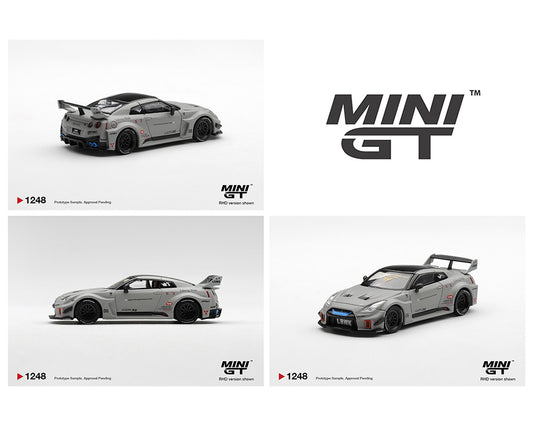 (PRE-ORDER) Mini GT 1:64 NISSAN LB-Silhouette WORKS GT 35GT-RR Ver.1 – Matt Grey – Limited Edition MGT01248-BL