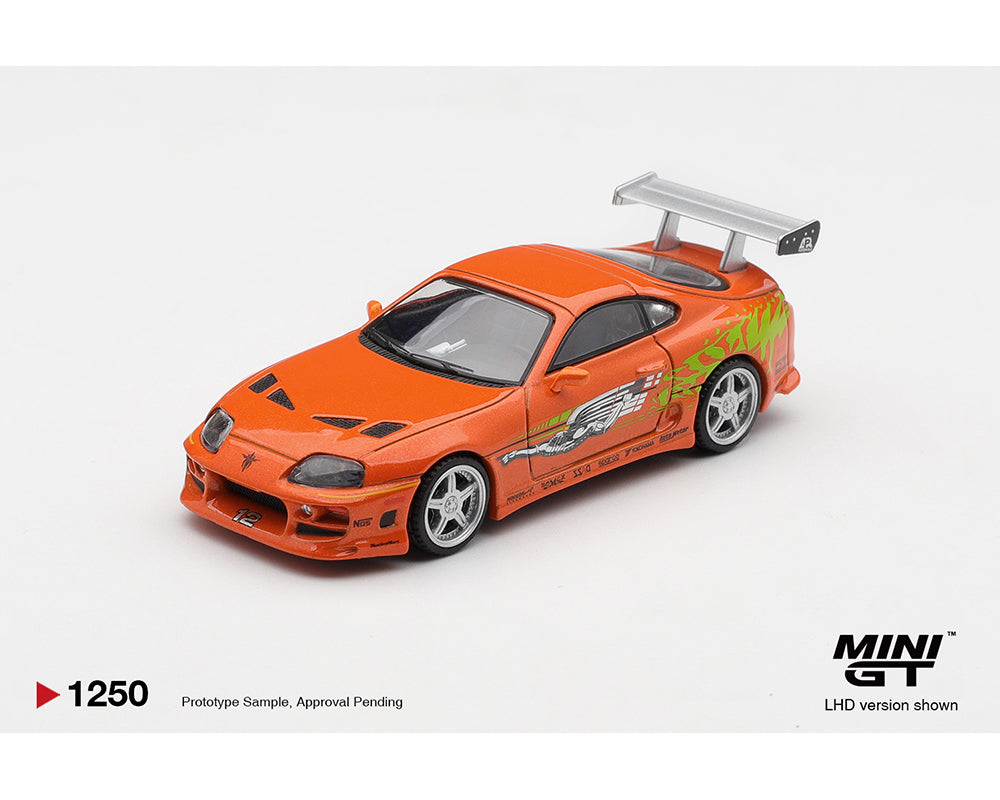 (PRE-ORDER) Mini GT 1:64 Fast & Furious Toyota Supra BOMEX ” The Fast and the Furious” Brian O’Conner Limited Edition MGT01250-BL