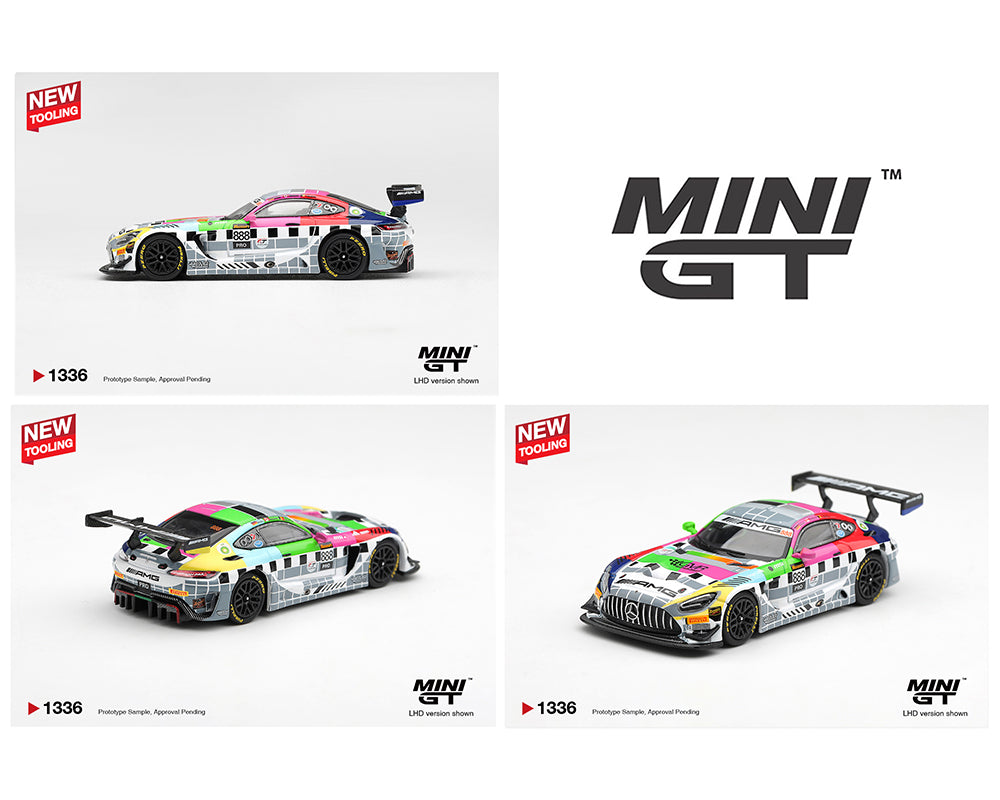 (PRE-ORDER) Mini GT 1:64 Mercedes-AMG GT3 #888 Mercedes-AMG Team GMR Meguiar´s Bathurst 12 Hour 2025 – Limited Edition MGT01336-BL