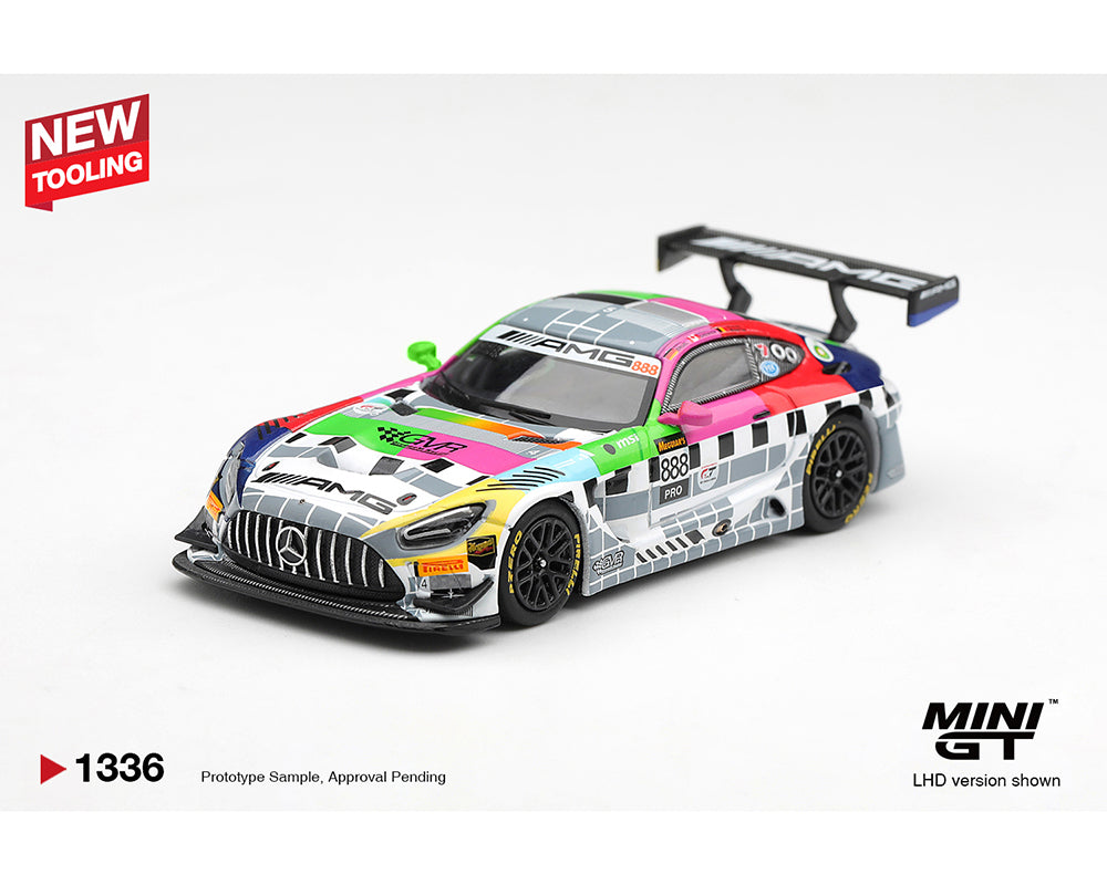 (PRE-ORDER) Mini GT 1:64 Mercedes-AMG GT3 #888 Mercedes-AMG Team GMR Meguiar´s Bathurst 12 Hour 2025 – Limited Edition MGT01336-BL