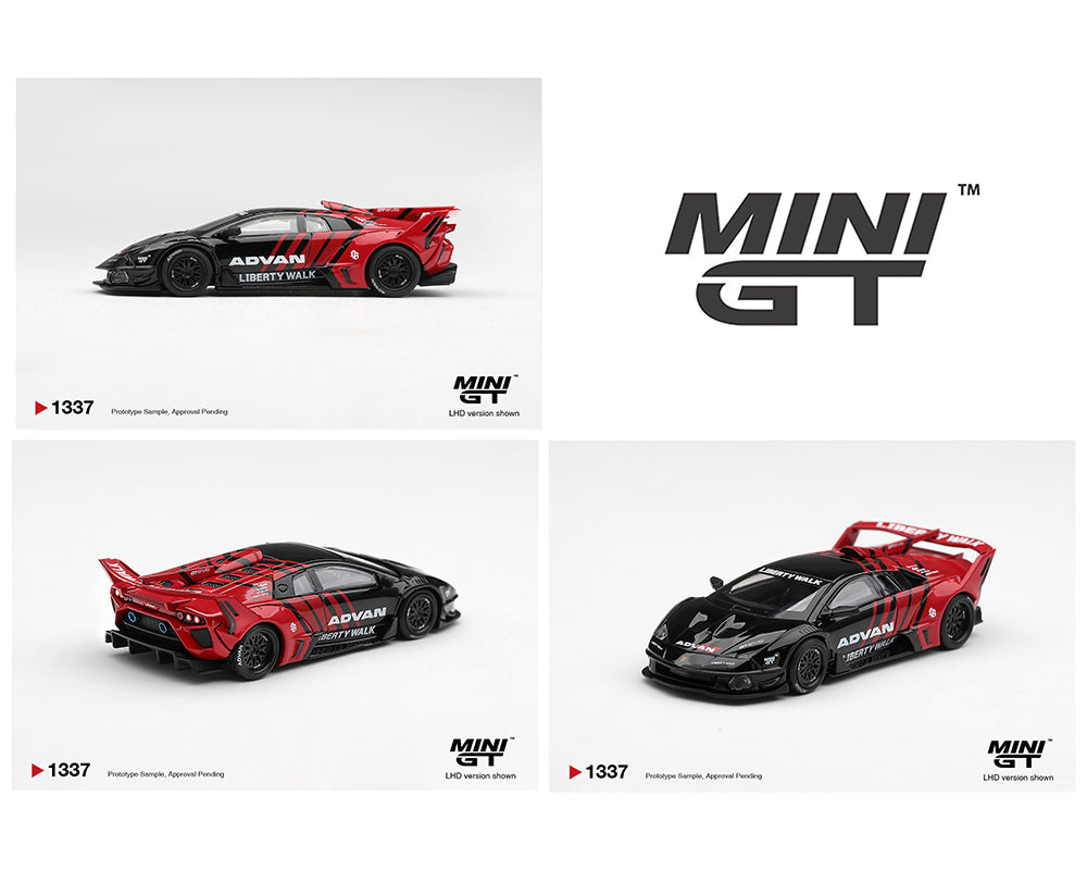 (PRE-ORDER) Mini GT 1:64 Lamborghini LB-Silhouette WORKS MURCIELAGO GT Evo Advan – Limited Edition MGT01337-BL