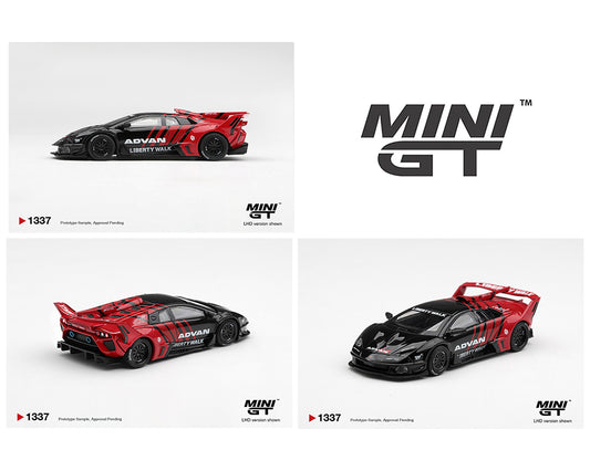 (PRE-ORDER) Mini GT 1:64 Lamborghini LB-Silhouette WORKS MURCIELAGO GT Evo Advan – Limited Edition MGT01337-BL