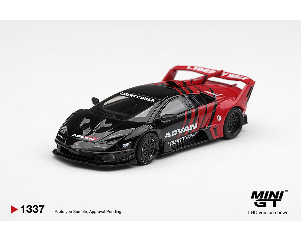 (PRE-ORDER) Mini GT 1:64 Lamborghini LB-Silhouette WORKS MURCIELAGO GT Evo Advan – Limited Edition MGT01337-BL