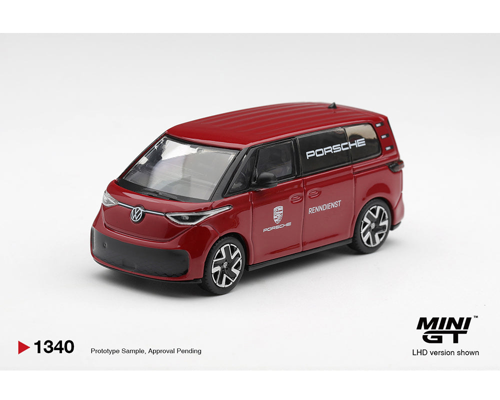 (PRE-ORDER) Mini GT 1:64 Volkswagen ID.Buzz Porsche Renndienst – Limited Edition MGT01340-BL