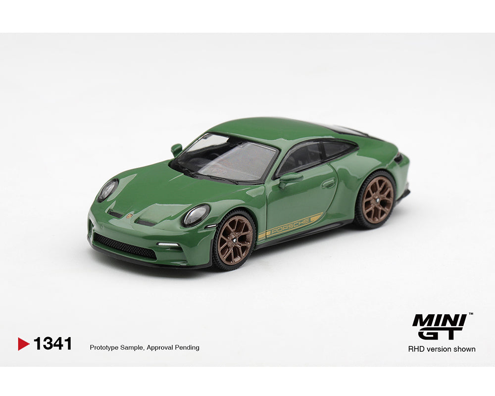(PRE-ORDER) Mini GT 1:64 Porsche 911 (992) GT3 Touring – Auratium Green – Limited Edition MGT01341-BL