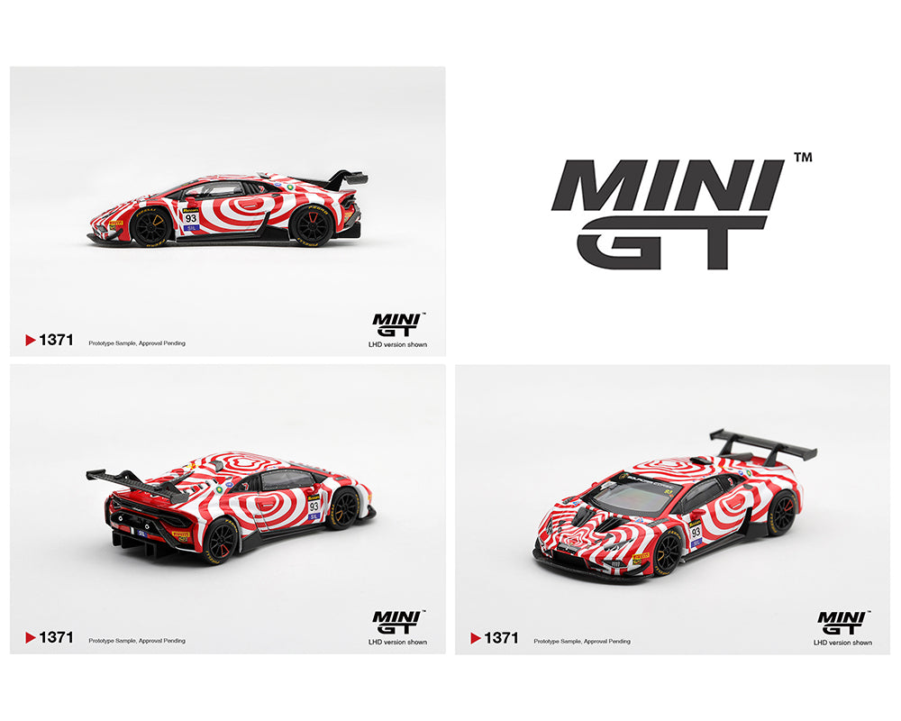 (PRE-ORDER) Mini GT 1:64 Lamborghini Huracan GT3 EVO2 #93 Wall Racing 2025 Bathurst 12 hrs – Limited Edition MGT01371-BL