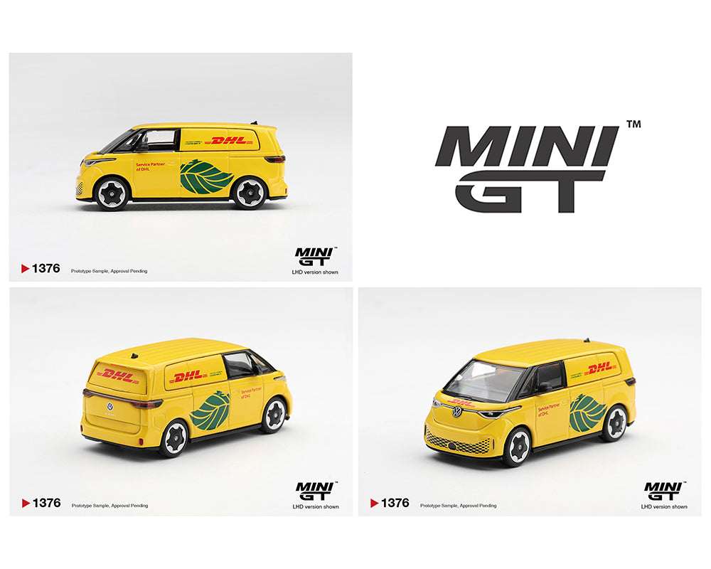 (PRE-ORDER) Mini GT 1:64 Volkswagen ID.Buzz DHL Electric – Limited Edition MGT01376-BL