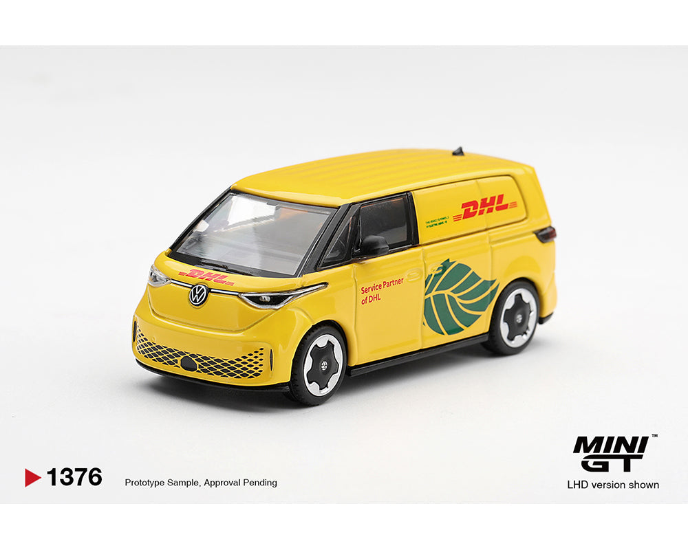 (PRE-ORDER) Mini GT 1:64 Volkswagen ID.Buzz DHL Electric – Limited Edition MGT01376-BL
