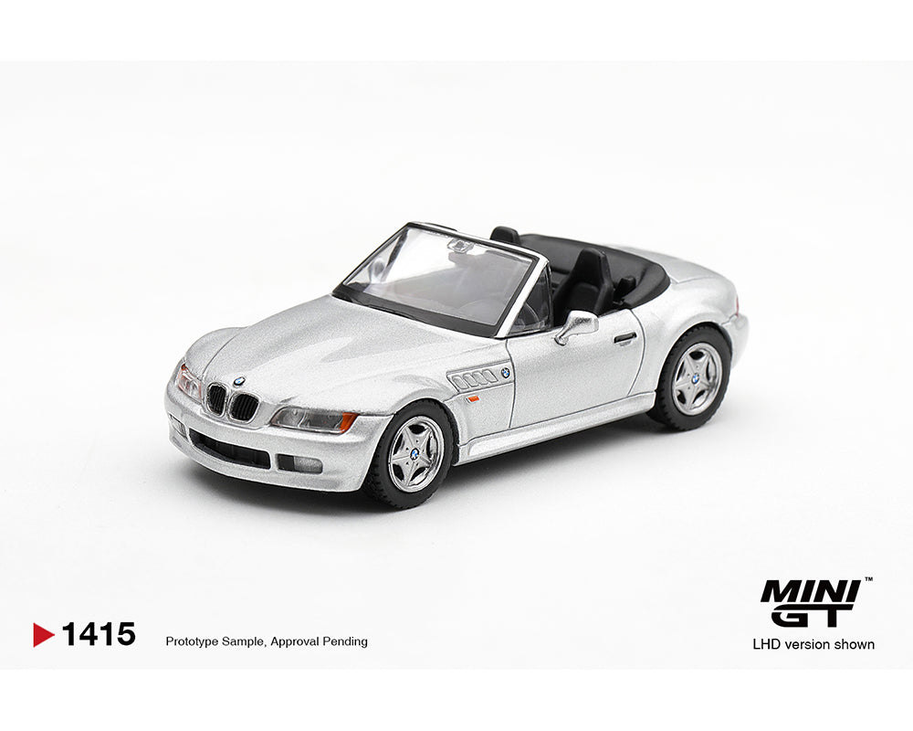 (PRE-ORDER) Mini GT 1:64 BMW Z3 Titanium Silver – Limited Edition MGT01415-BL