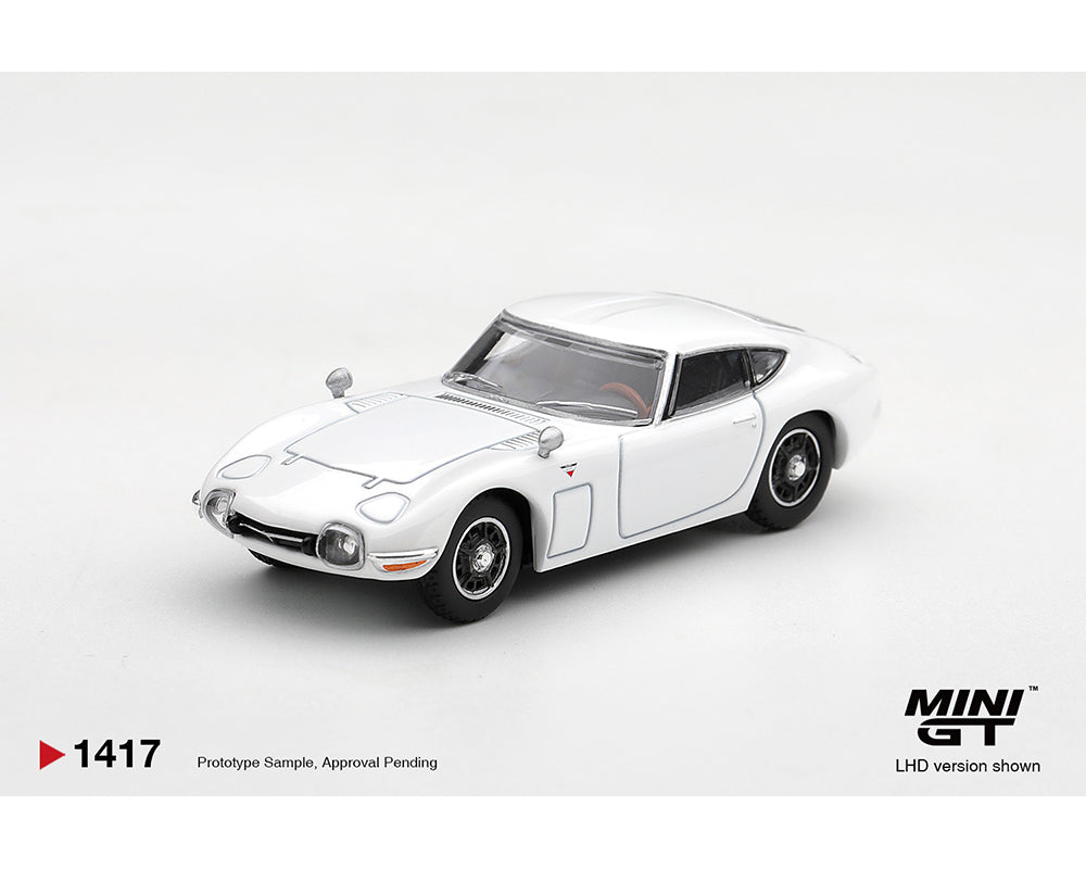 (PRE-ORDER) Mini GT 1:64 Toyota 2000GT Pegasus White – Limited Edition MGT01417-BL
