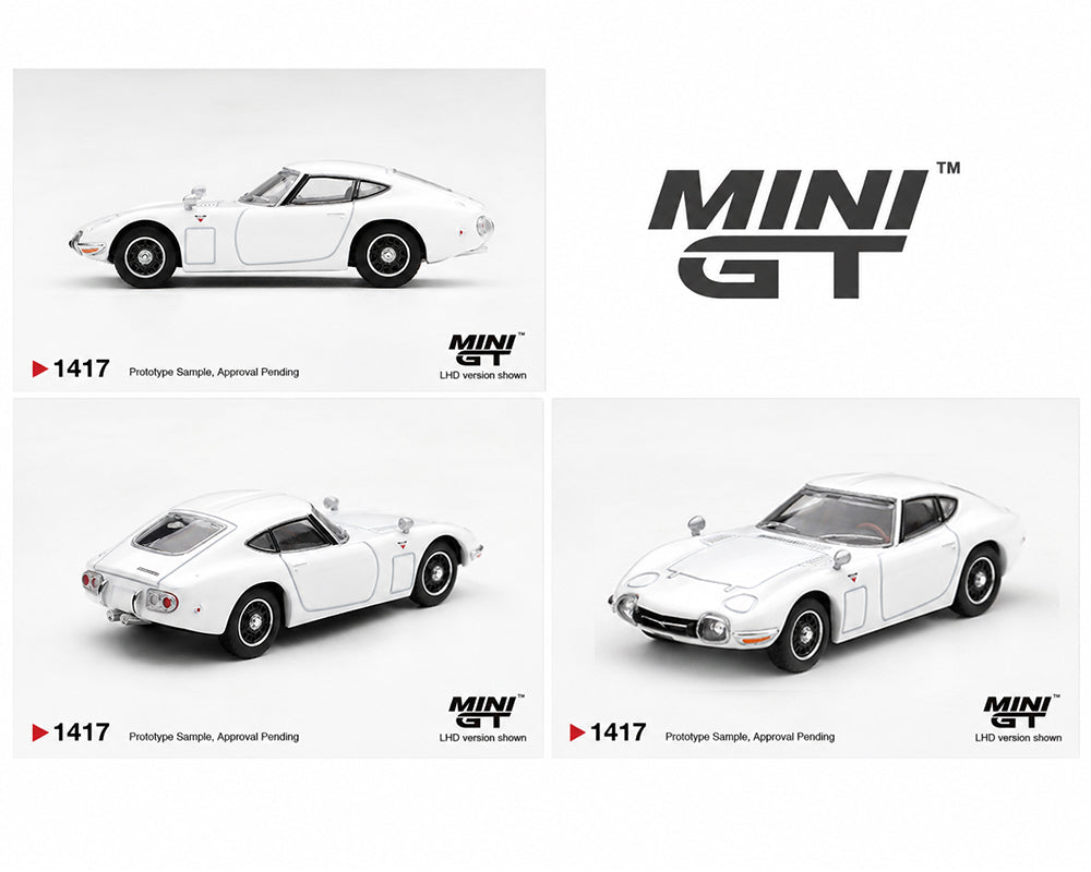 (PRE-ORDER) Mini GT 1:64 Toyota 2000GT Pegasus White – Limited Edition MGT01417-BL