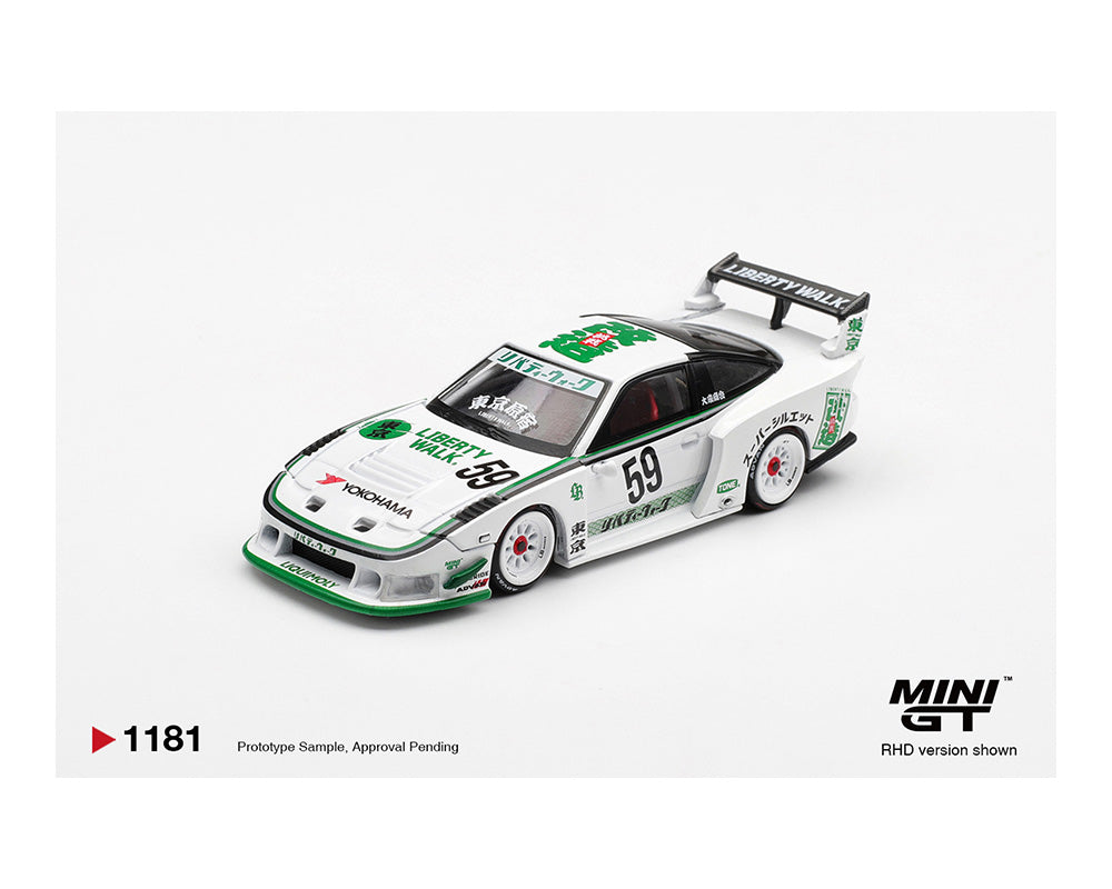 (PRE-ORDER) Mini GT 1:64 Nissan LB-Silhouette 180SX – White