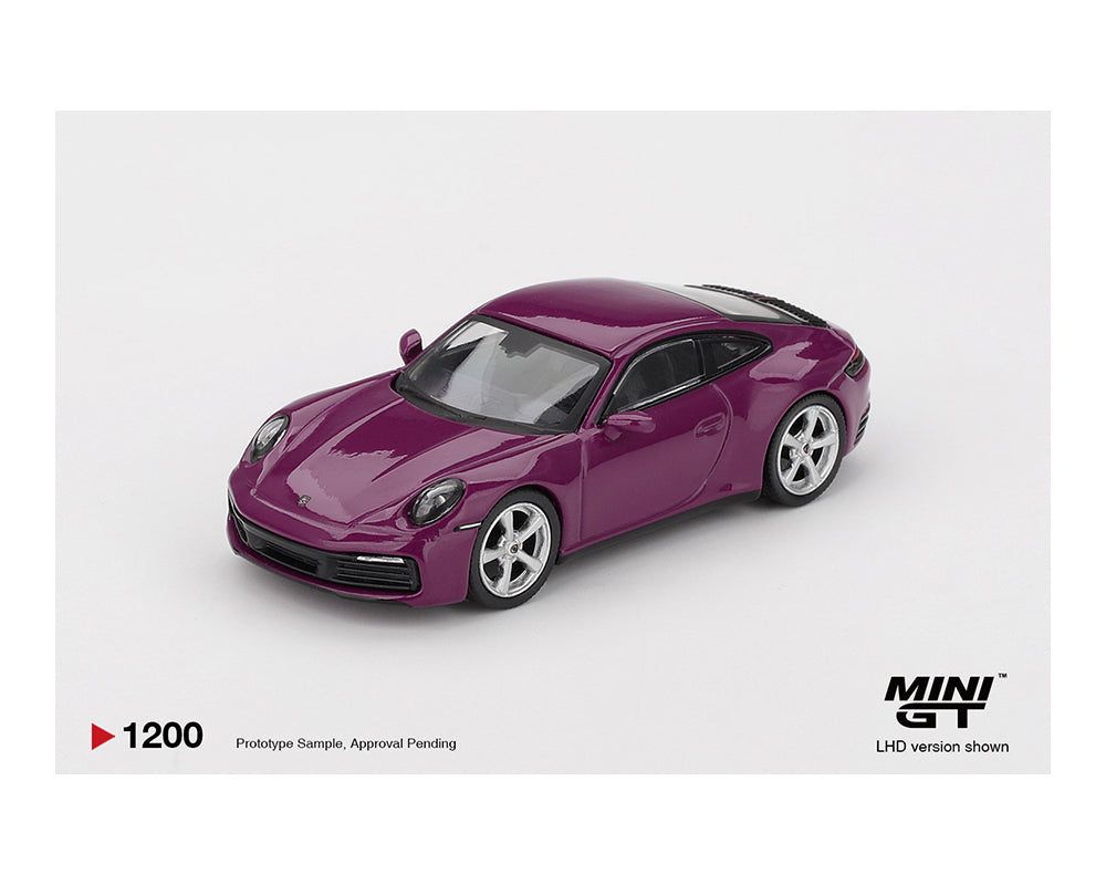 (PRE-ORDER) Mini GT 1:64 Porsche 911 (992.1) Rubystone Red Set of 4 – Special Edition