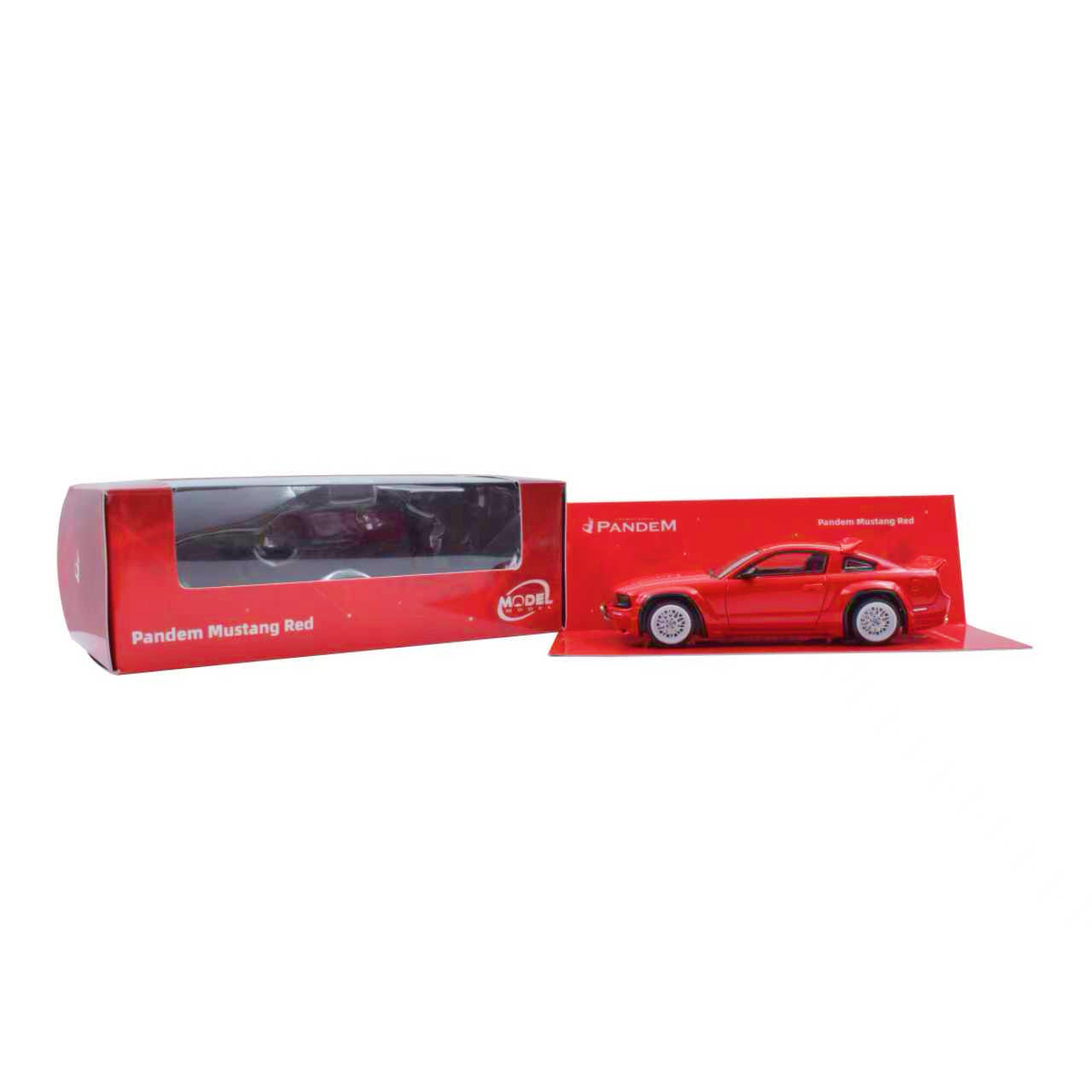 (PRE-ORDER) MODELMODEL 1:64 Pandem Mustang Red MM64-PM-001