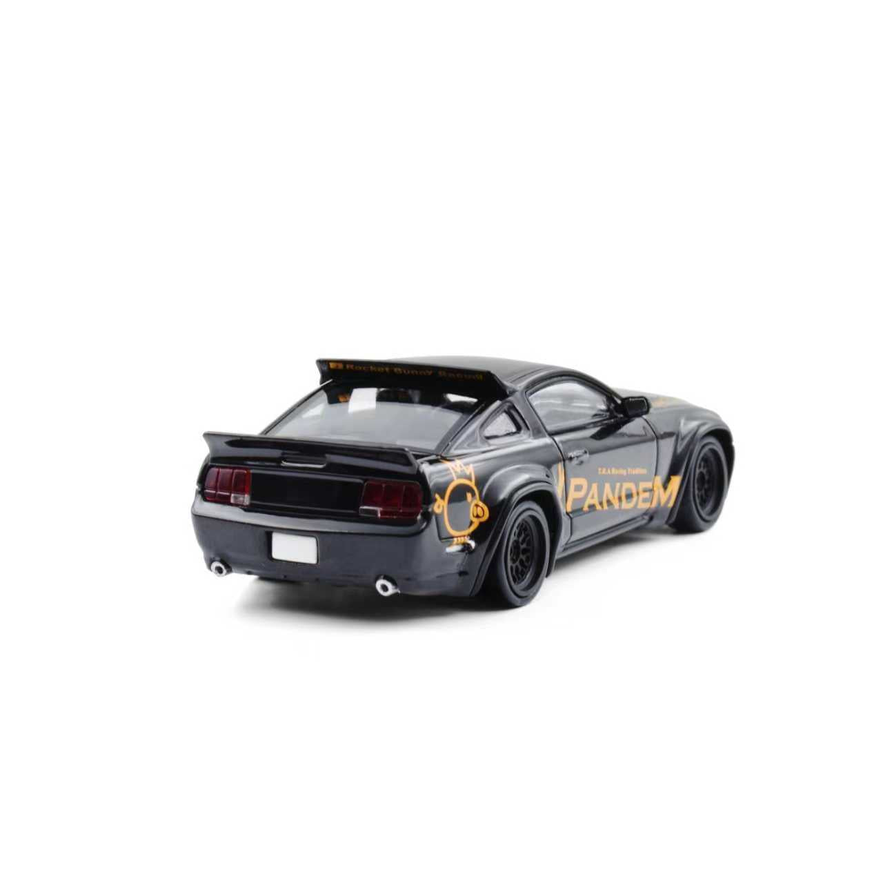 (PRE-ORDER) MODELMODEL 1:64 Pandem Mustang Black MM64-PM-002