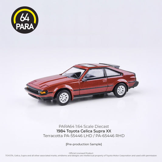 (PRE-ORDER) PARA64 1:64 1984 Toyota A60 Celica XX / Celica Supra Terracotta LHD PA-55446