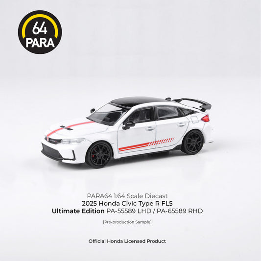 (PRE-ORDER) PARA64 1:64 Honda Civic Type R Ultimate Edition w/ photo etch wheels LHD PA-55589