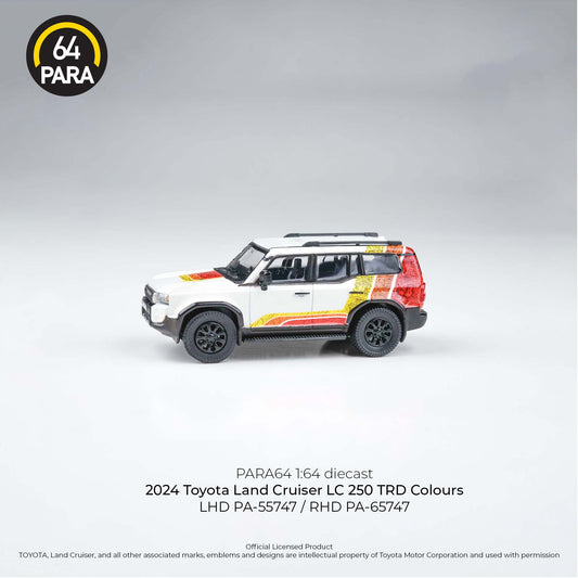 (PRE-ORDER) PARA64 1:64 2025 Land Cruiser 250 Prado TRD Colours PA-55747