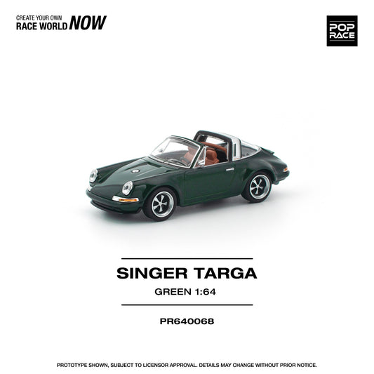 (PRE-ORDER) POPRACE 1:64 SINGER TARGA GREEN PR640068