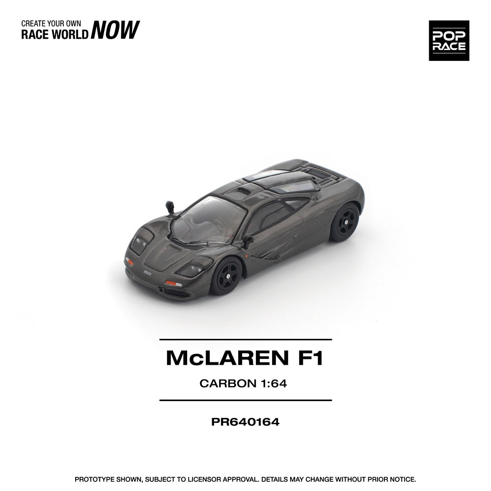 (PRE-ORDER) POPRACE 1:64 McLAREN F1 CARBON EDITION PR640164