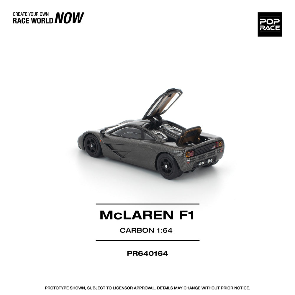 (PRE-ORDER) POPRACE 1:64 McLAREN F1 CARBON EDITION PR640164