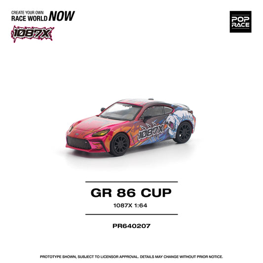 (PRE-ORDER) POPRACE 1:64 1087X GR86 CUP PR640207
