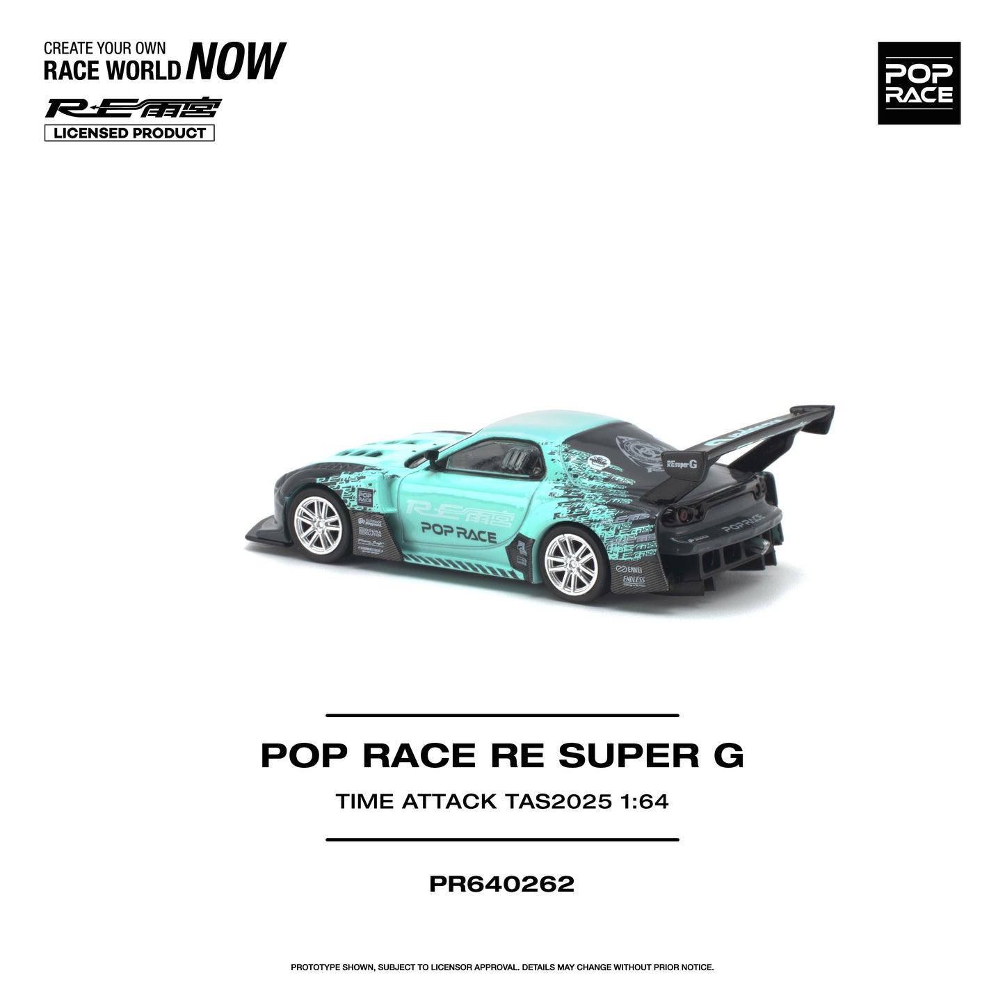 (PRE-ORDER) POPRACE 1:64 POP RACE RE SUPER G TIME ATTACK TAS 2025 PR640262