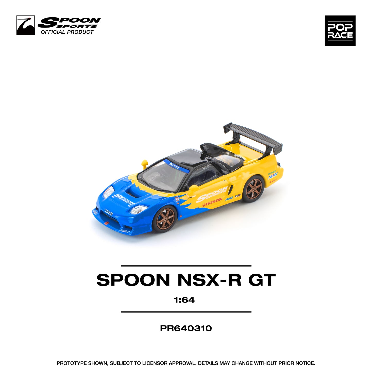 (PRE-ORDER) POPRACE 1:64 SPOON NSX R GT