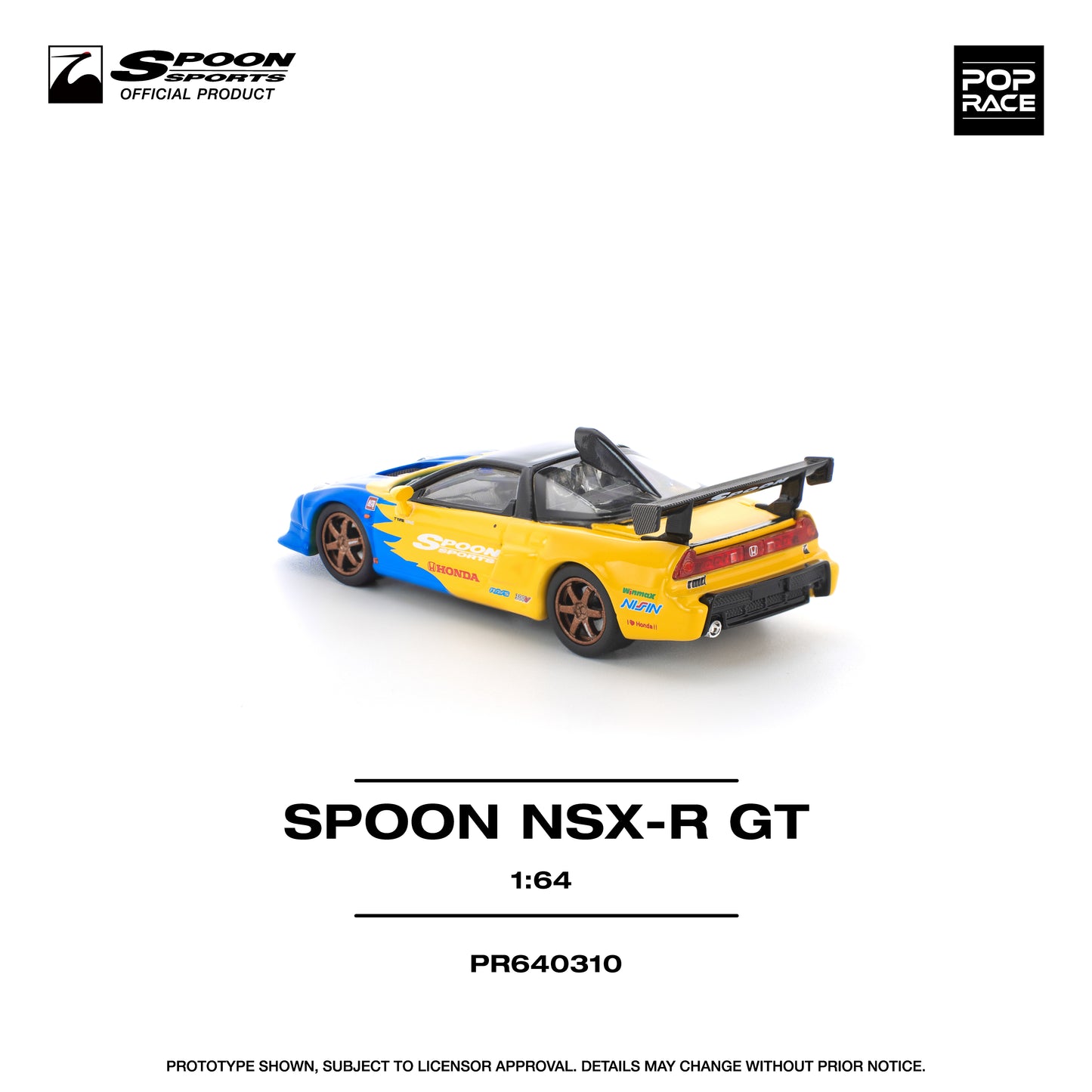 (PRE-ORDER) POPRACE 1:64 SPOON NSX R GT