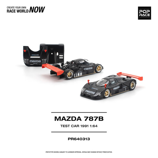 (PRE-ORDER) POPRACE 1:64 MAZDA 787B 1991 TEST CAR PR640313