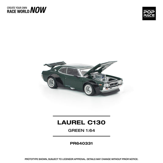 (PRE-ORDER) POPRACE 1:64 LAUREL C130 GREEN PR640331