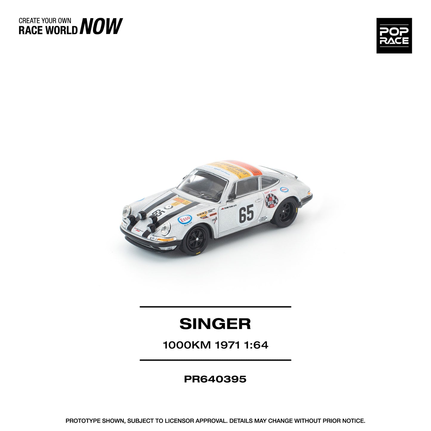 (PRE-ORDER) POPRACE 1:64 SINGER SPA 1000KM 1971 PR640395